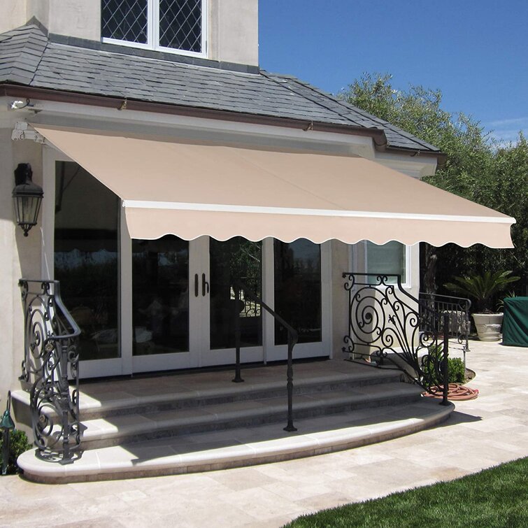 Barton Polyester Retractable Standard Patio Awning And Reviews Wayfair